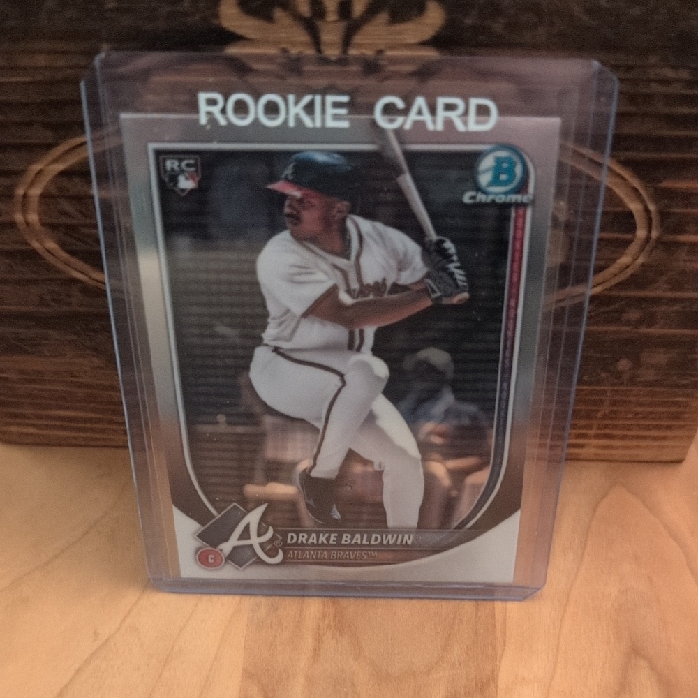 2025 Bowman Chrome Drake Baldwin Rookie Card NL ROY Braves 🔥🔥🔥
